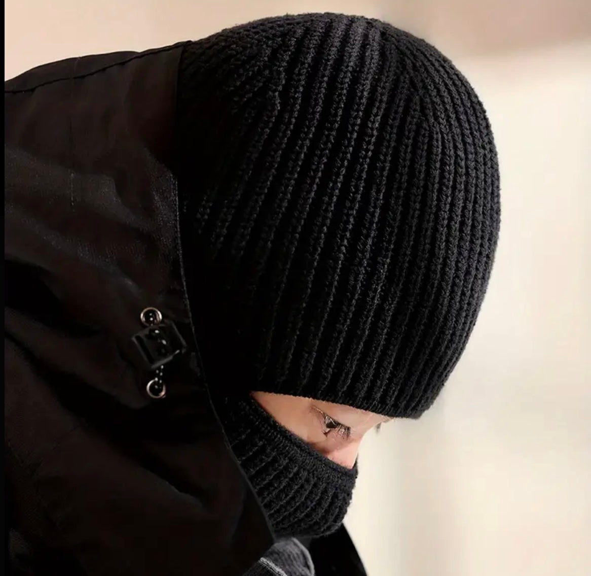 Thermal Knit Balaclava,Wind Proof, 2 In 1 Hat/face Protector ,Great For Outdoor