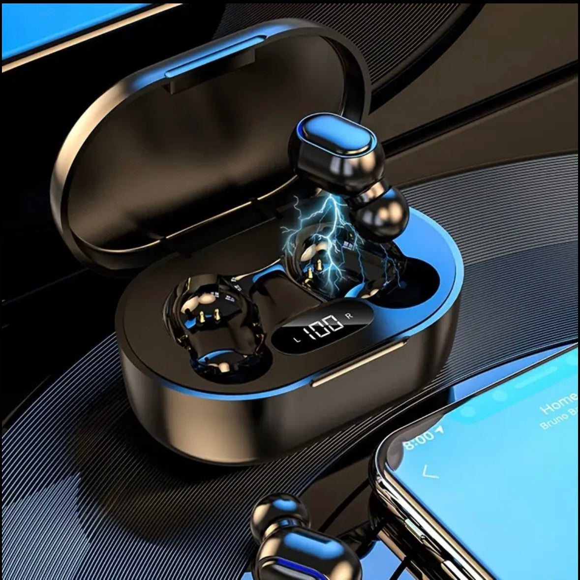 Wireless Bluetooth Headphones Earphones Earbuds In-Ear Pods For All Devices