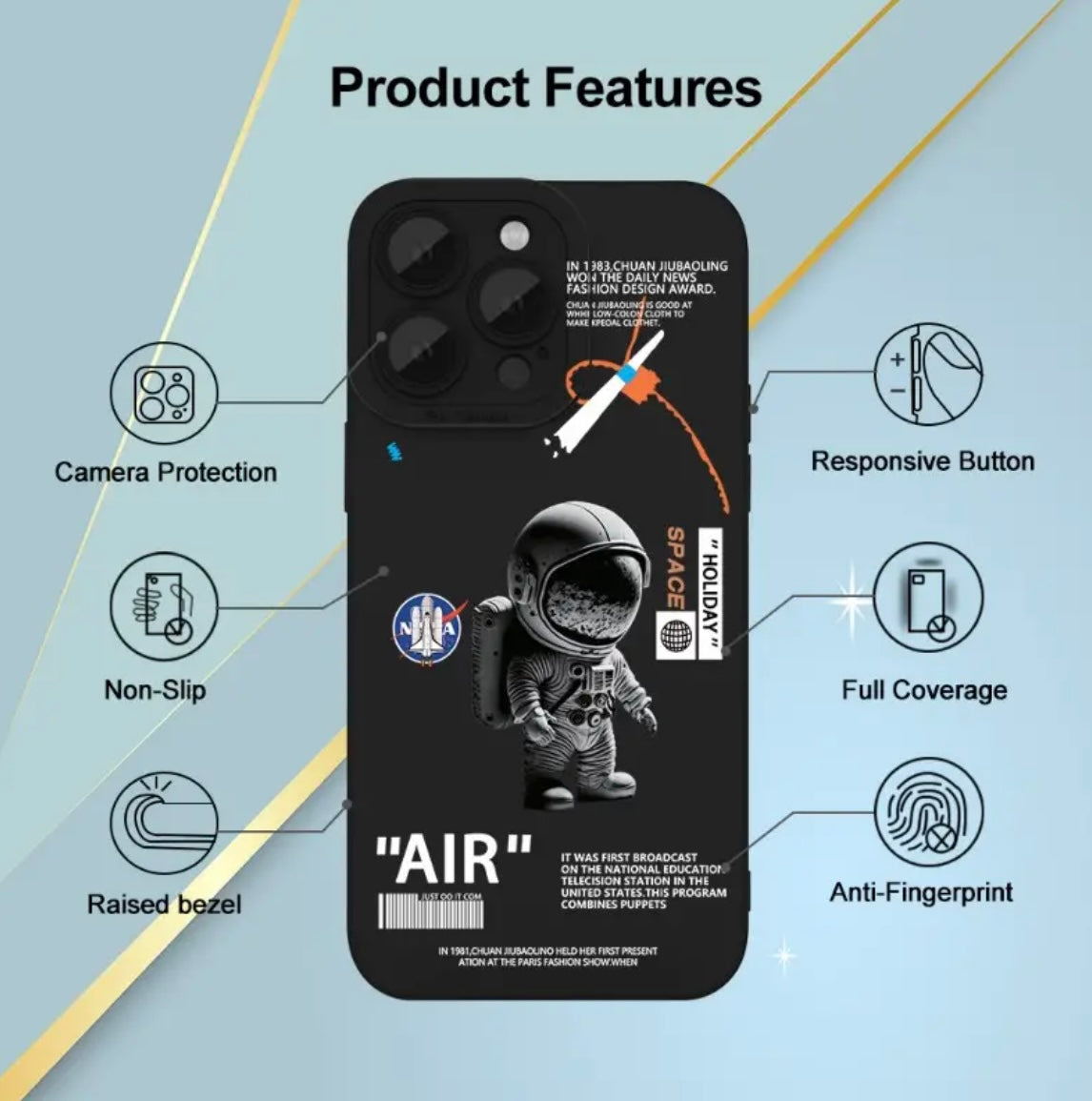 Iphone Nike Themed Case 14,15 Full 360 Protection, Camera Protection