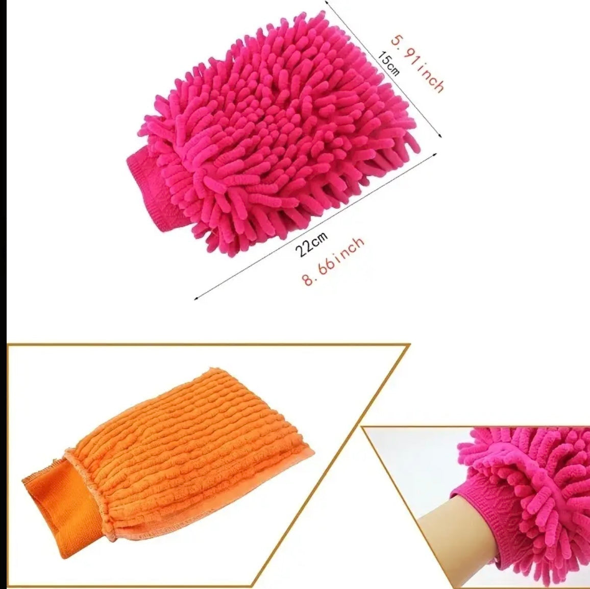 Microfiber Car Wash Gloves