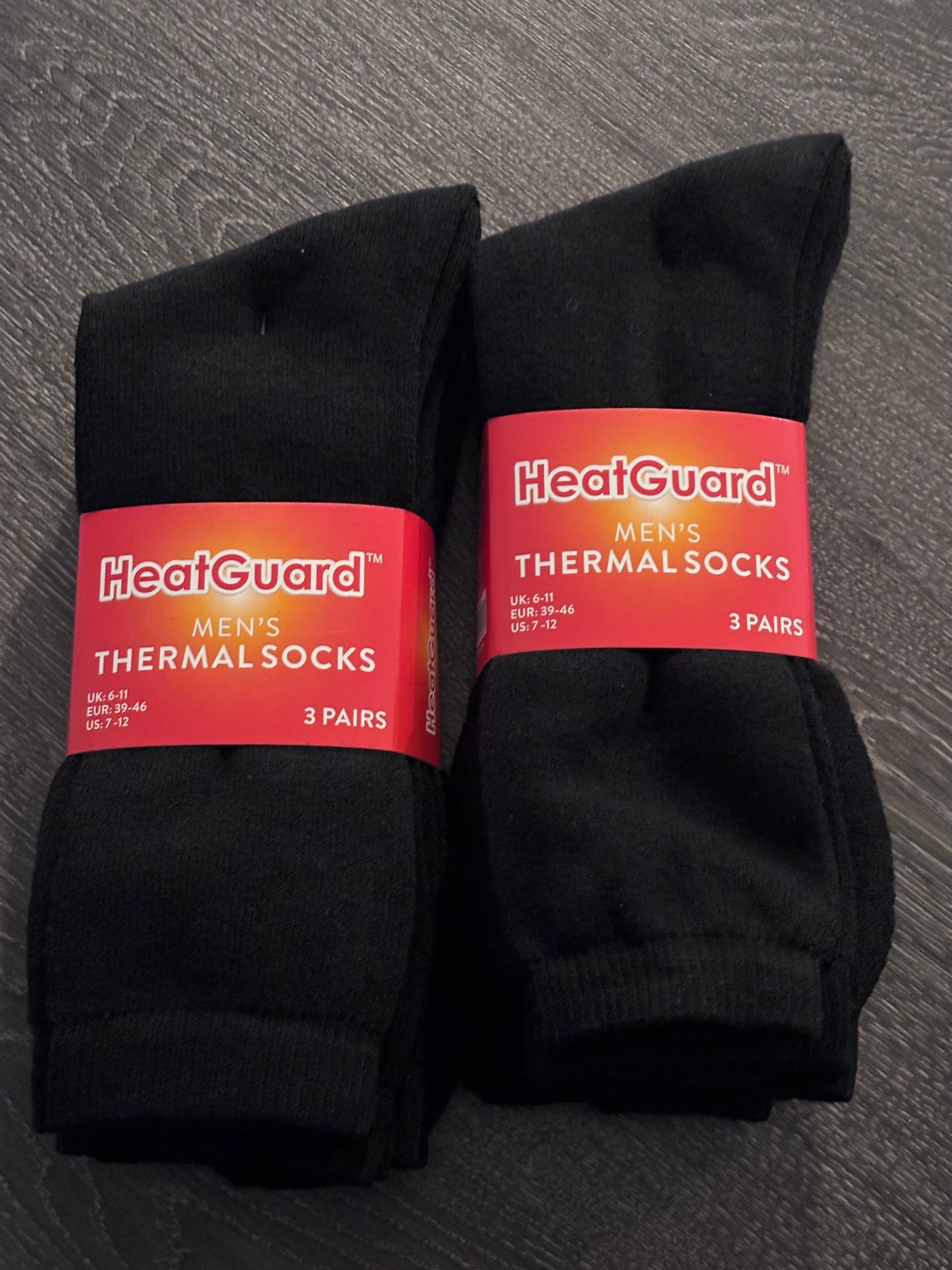 Men’s Themral Socks (3 Pairs) 6-11 Heat Guard - Best for Men's Footwear Menswear
