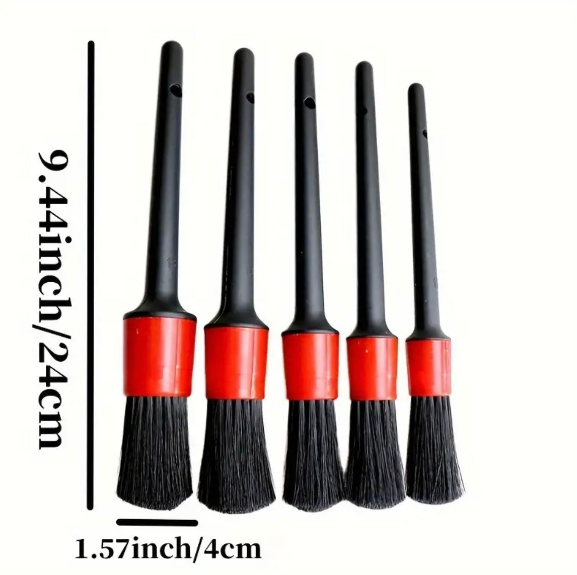 5 PCS CAR/ TRUCK DETAIL BRUSH SET