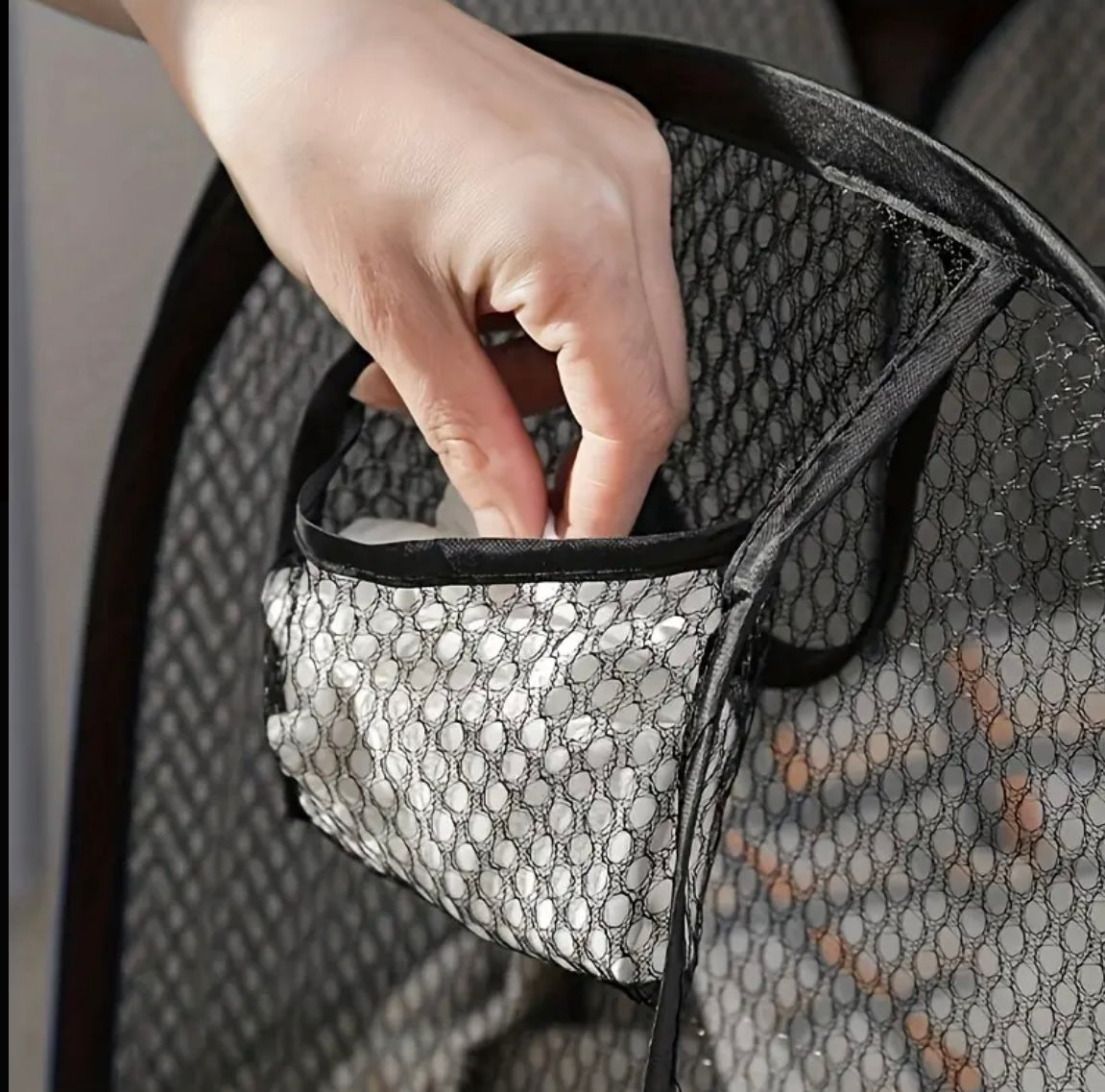 LAUNDRY BAG BIN POP UP MESH FOLDABLE WASHING LAUNDRY BASKET BAG HAMPER STORAGE