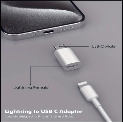 2pcs Set Lighting Female To USB Male Adapter Suitable For Charging & Data Change