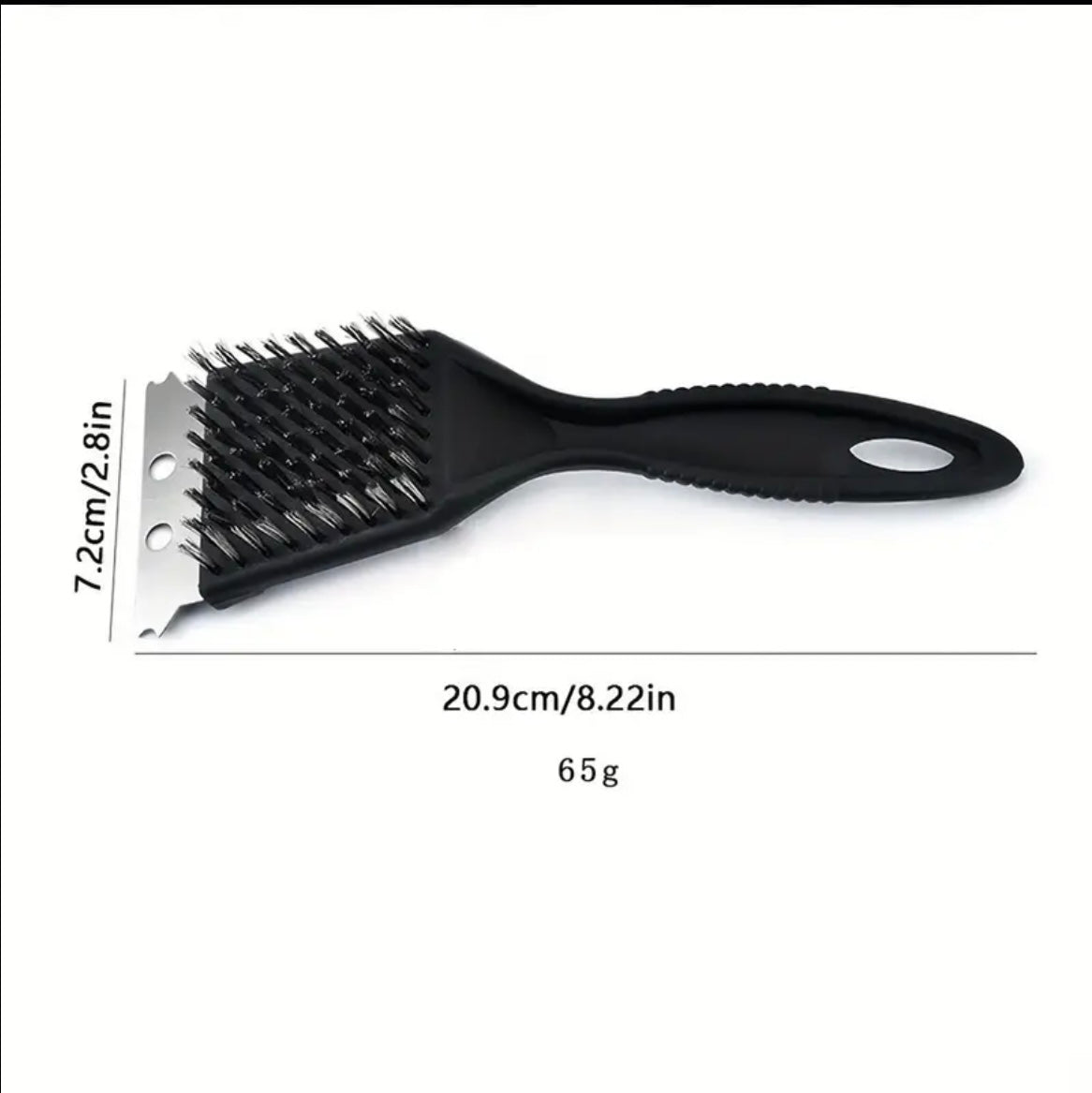 Wire Brush Barbecue Grill Cleaning Utensil with Scraper Must Need for BBQS