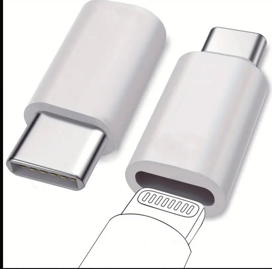 2pcs Set Lighting Female To USB Male Adapter Suitable For Charging & Data Change
