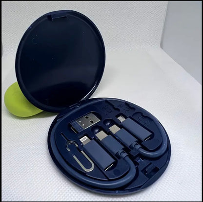 4 in 1 USB Charging Adapter Kit, Compact Durable PVC, Adapter For All Devices