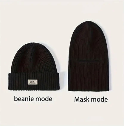 Thermal Knit Balaclava,Wind Proof, 2 In 1 Hat/face Protector ,Great For Outdoor