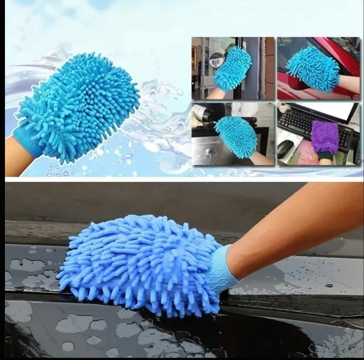 Microfiber Car Wash Gloves