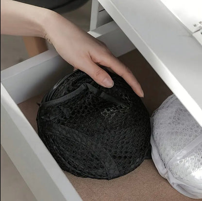 LAUNDRY BAG BIN POP UP MESH FOLDABLE WASHING LAUNDRY BASKET BAG HAMPER STORAGE