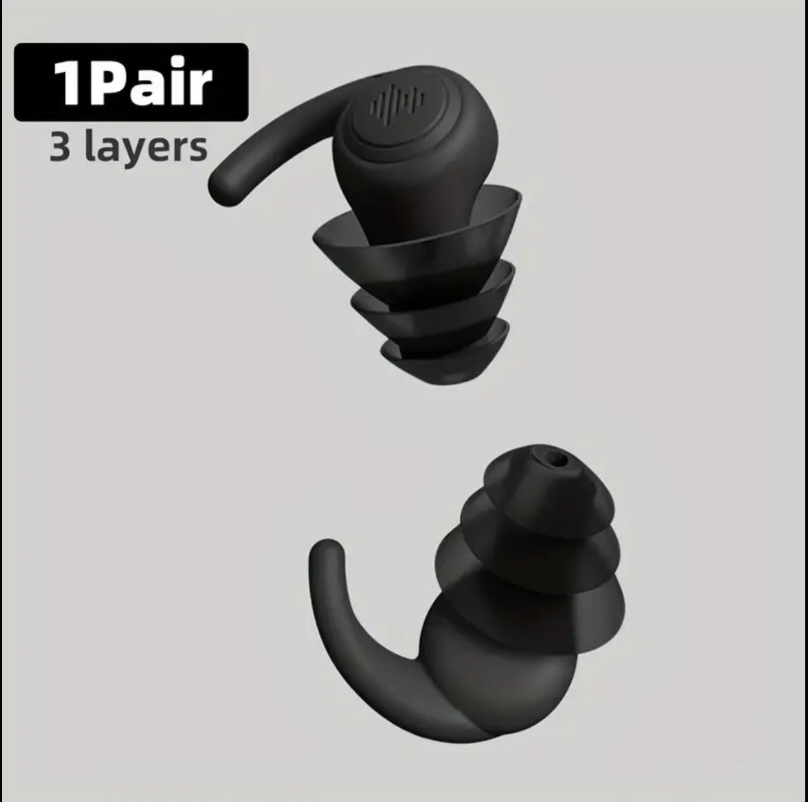 Loop Earplugs Noise Cancelling Soft Reusable 3 Layer Earplug for Sleep /Work