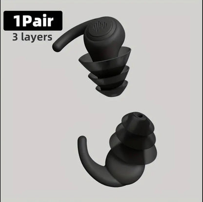 Loop Earplugs Noise Cancelling Soft Reusable 3 Layer Earplug for Sleep /Work