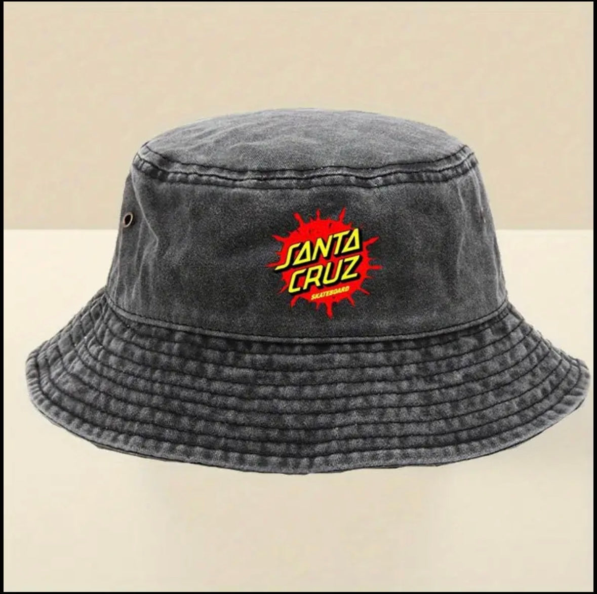 Santa Cruz bucket hat cotton - UK Stock.