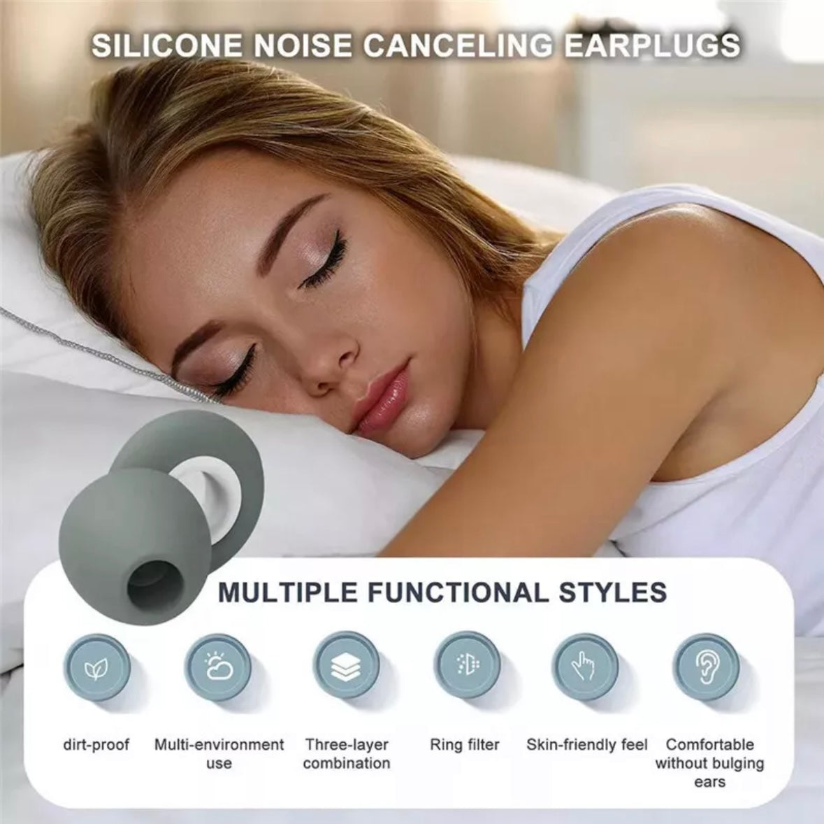 Loop Quiet+Ear Plugs/Reusable Hear Protection In A Supper Soft Flexible Silicone