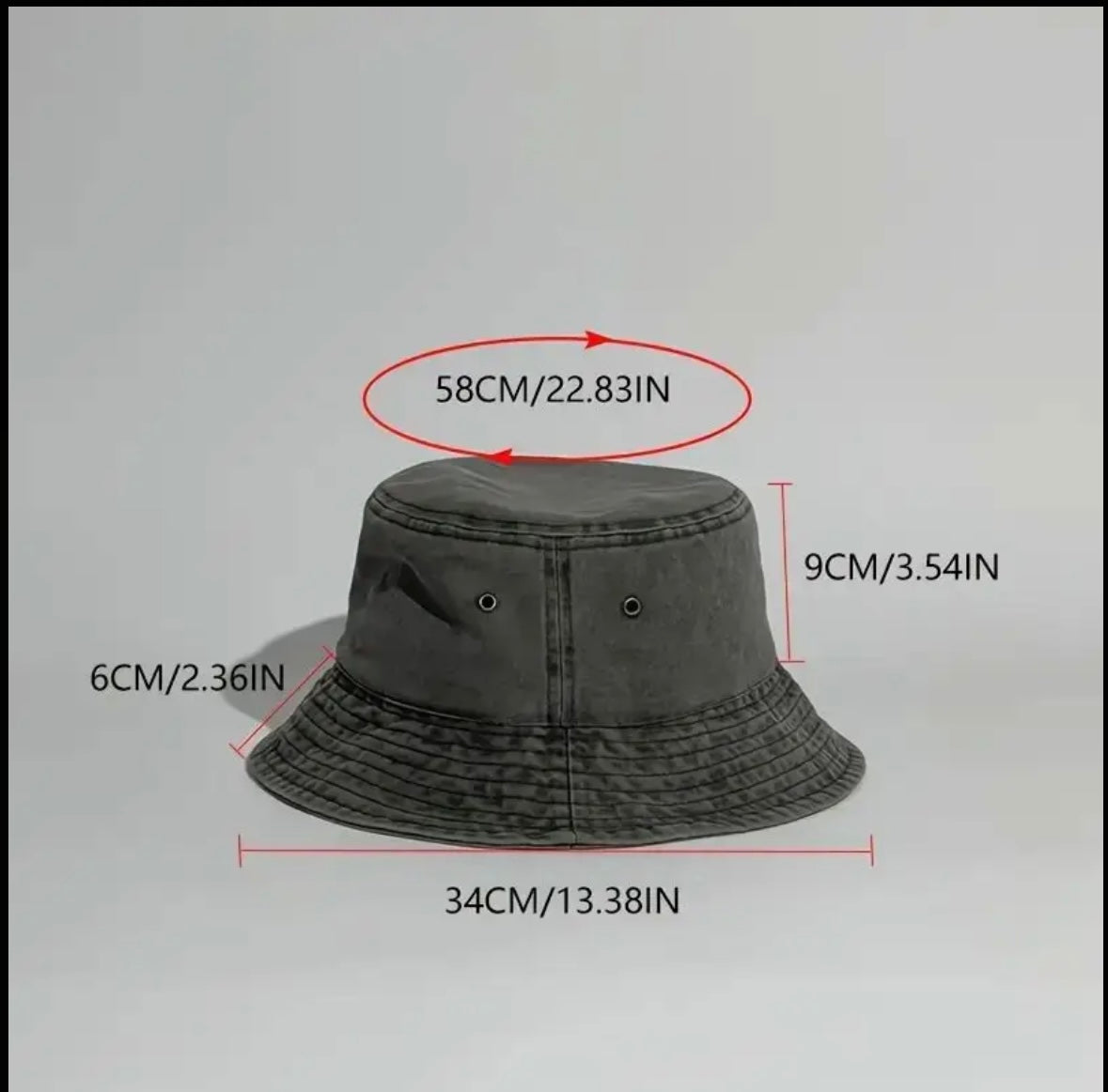 Santa Cruz bucket hat cotton - UK Stock.