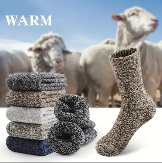 Men's Work Crew -3 Pairs,Enhanced Insulation Anti Cold Snow Fabric-Menswear