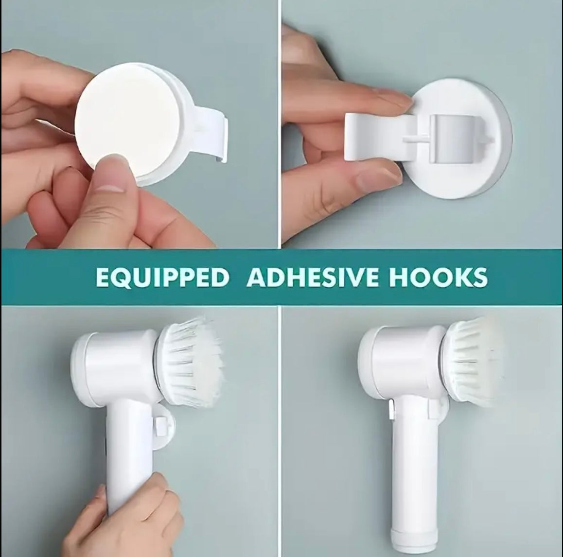 5 in 1 Electric Rotating Cleaner-Handheld Multi Purpose Cleaner,Wireless,EasyUse