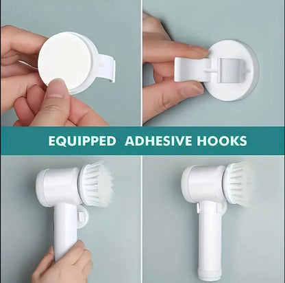 5 in 1 Electric Rotating Cleaner-Handheld Multi Purpose Cleaner,Wireless,EasyUse