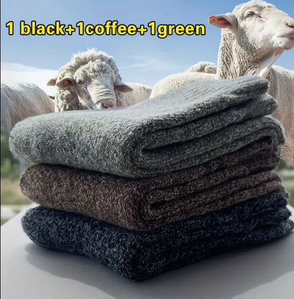 Men's Work Crew -3 Pairs,Enhanced Insulation Anti Cold Snow Fabric-Menswear