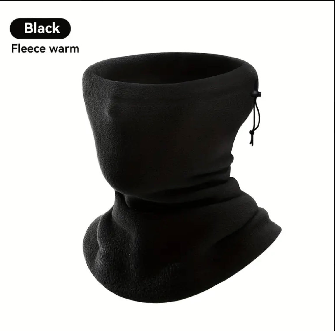 Snood Neck Warmer Scarf, Thick Fleece Thermal Windproof Mask All Weathers