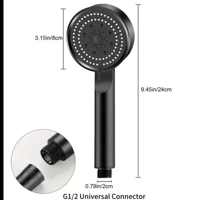 High  pressure shower head/ 3 Settings , Easy Fit