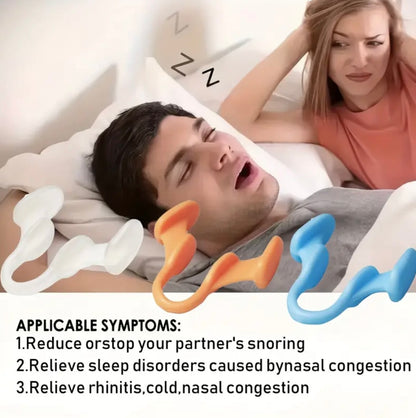 Silicone Sleeping Aid - Snore Relief Clip & Expander for Home Health Improvement