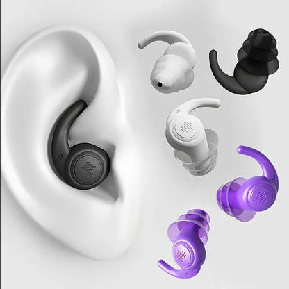 Loop Earplugs Noise Cancelling Soft Reusable 3 Layer Earplug for Sleep /Work