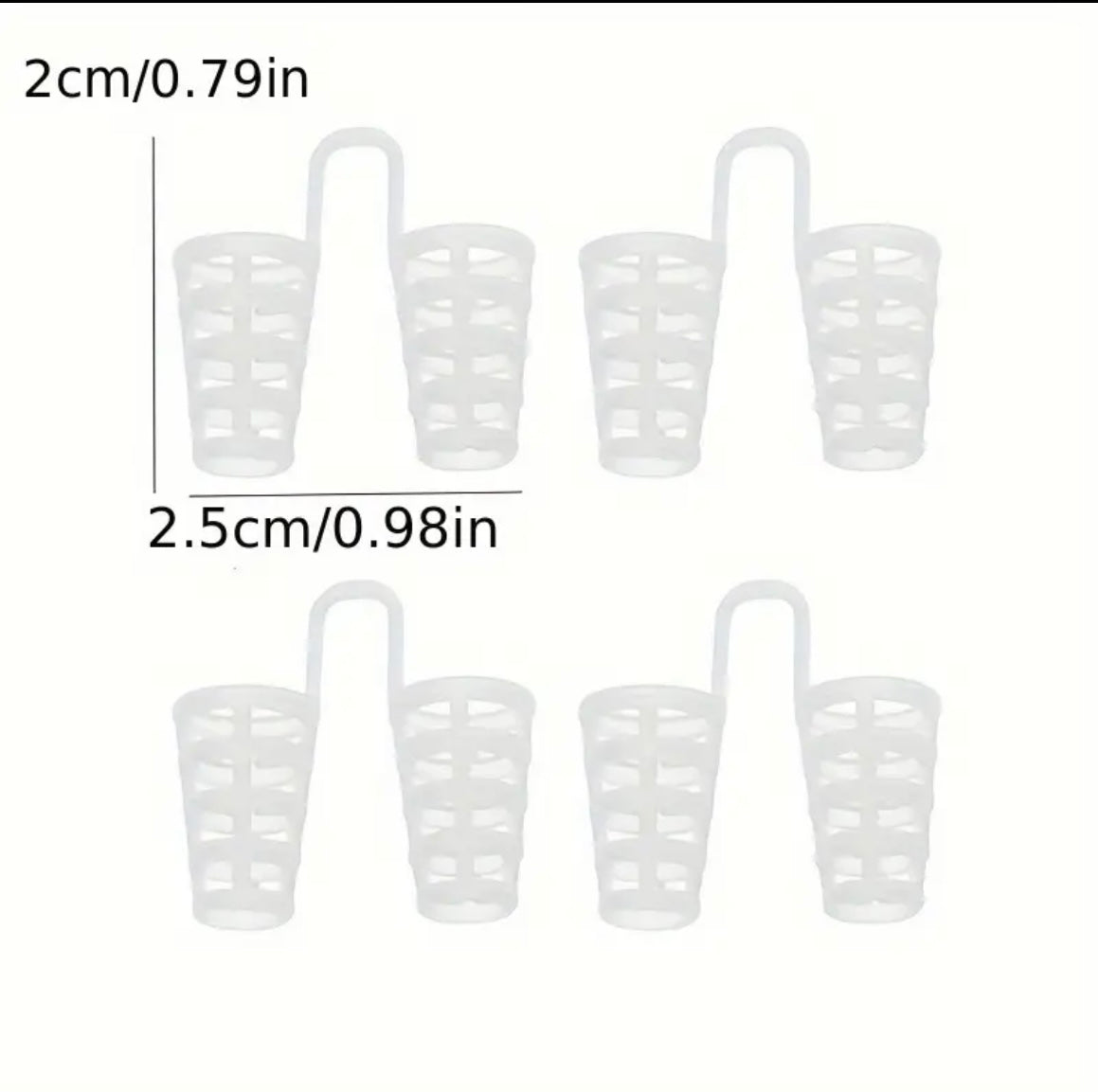 10x Anti Snore Nose Clip Stop Snoring Stopper Device Sleep Aids Cones Vent
