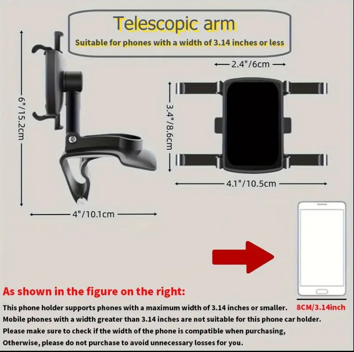 Universal 360 in car mobile phone holder,Easy fit ,Easy use